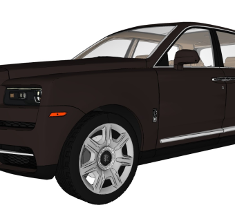 超精细汽车模型 劳斯莱斯 库里南 cullinan